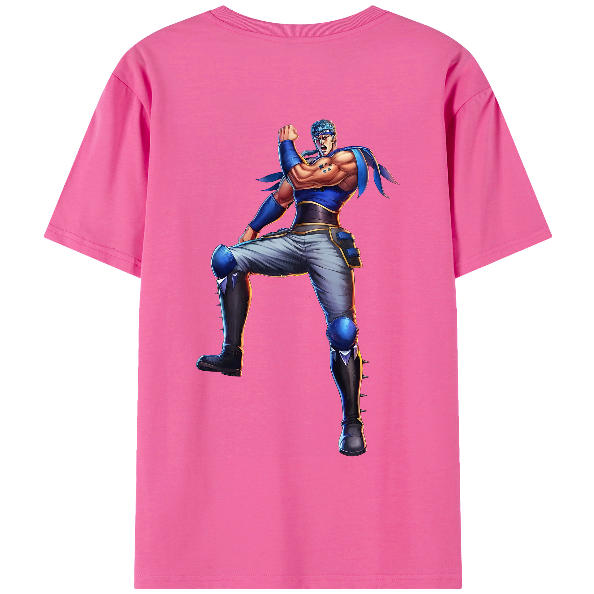 （画像用） 北斗の拳 Fist of the North Star レディース半袖Tシャツ(バックプリント)